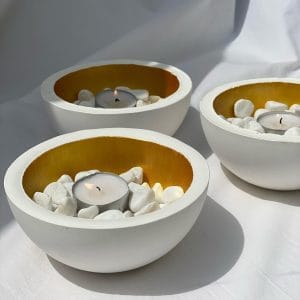 Bearall Golden T Light Holders