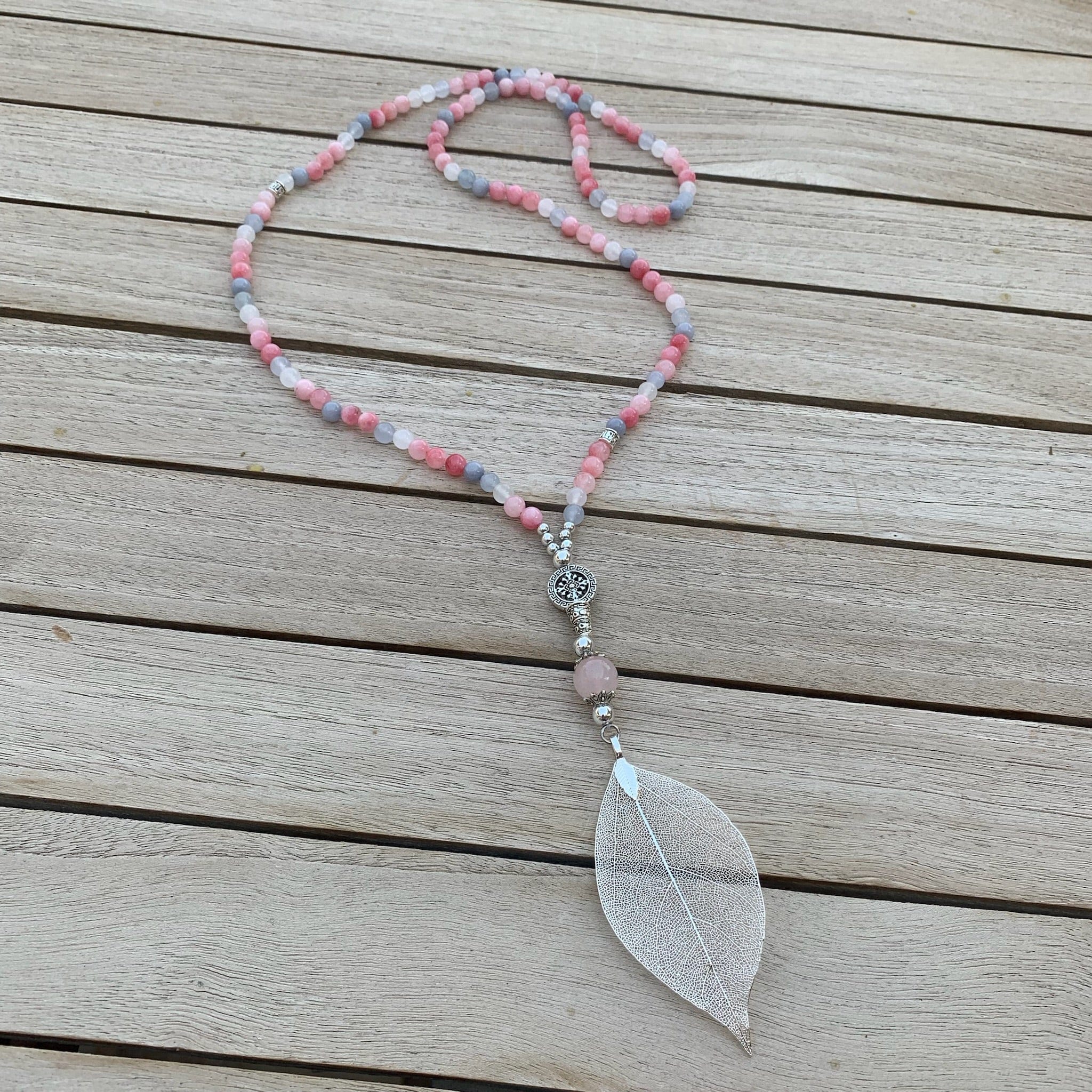 Long Beaded With Tassel & Pendant Necklace - Image 2